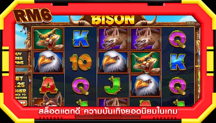 สล็อตแตกดี ความบันเทิงยอดนิยมในเกม